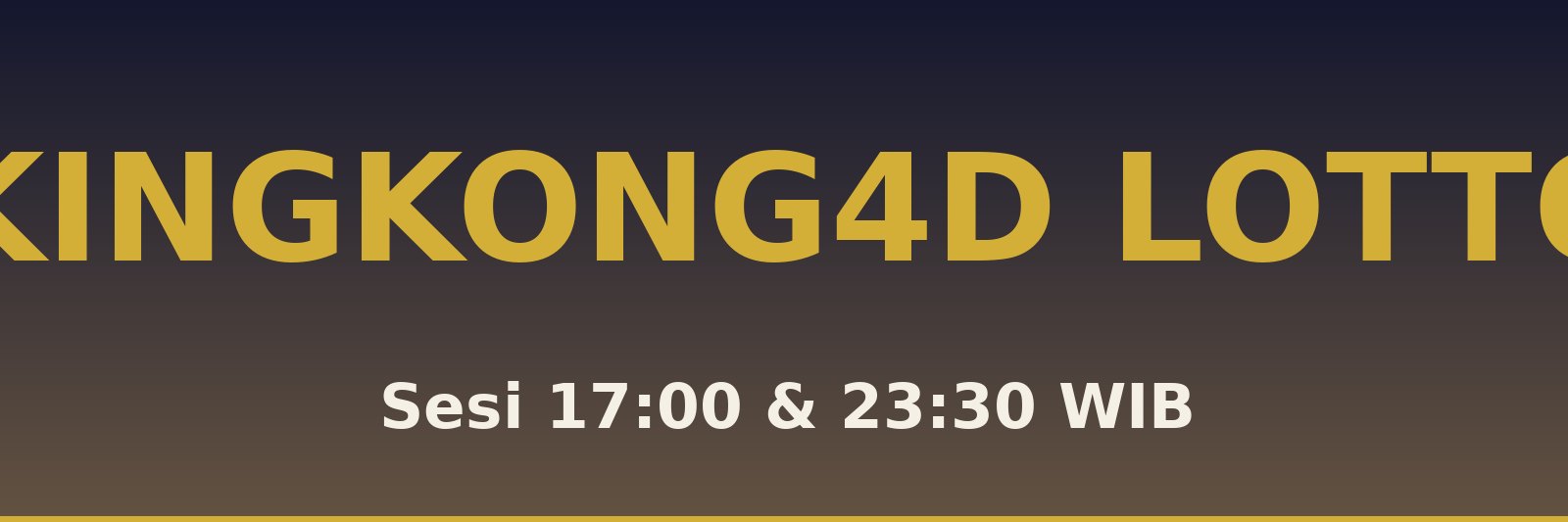 Kingkong4D Lotto Peureulak Barat